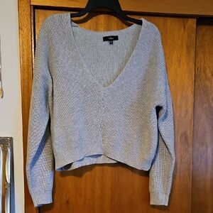 Lulus Cropped Sweater Sz Large